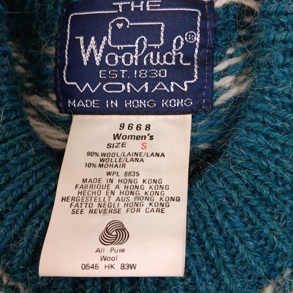 WOOLRICH FAIR ISLE SWEATER..SMALL - Picture 5 of 5